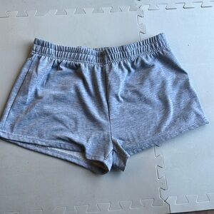 Grey booty shorts